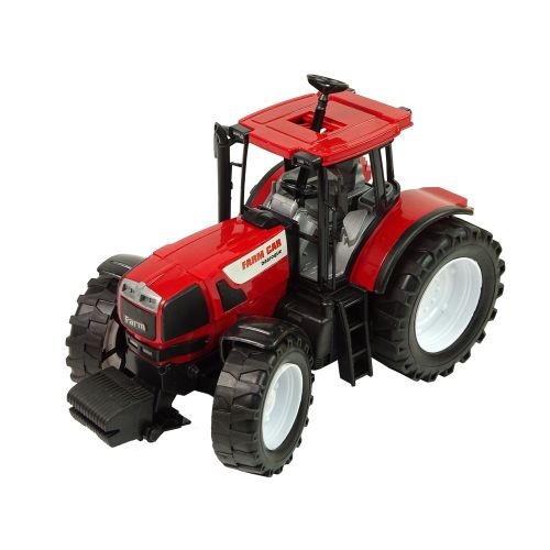 Traktor s prikolicom crveno - žuti 50cm slika 3