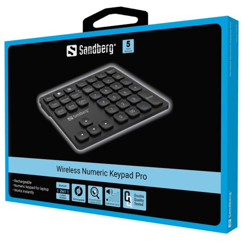 Bežična numerička tastatura Sandberg USB Pro 630-09 slika 2