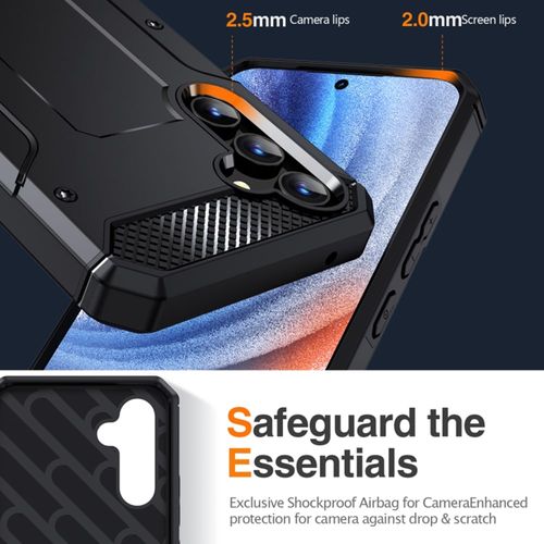 Techsuit - Hybrid Armor Kickstand zaštitna maska za Samsung Galaxy A54 - crna slika 2