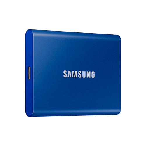 Samsung MU-PC2T0H/WW Portable SSD 2TB, T7, USB 3.2 Gen.2 (10Gbps), [Sequential Read/Write : Up to 1,050MB/sec /Up to 1,000 MB/sec], Blue slika 4