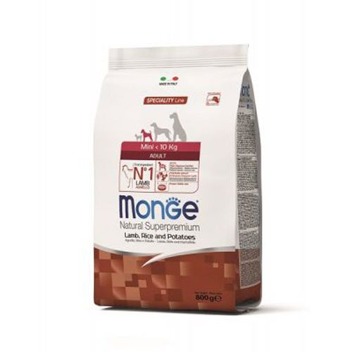 Monge Adult Mini Jagnjetina, Pirinač i Krompir, hrana za odrasle pse 7.5 kg slika 1