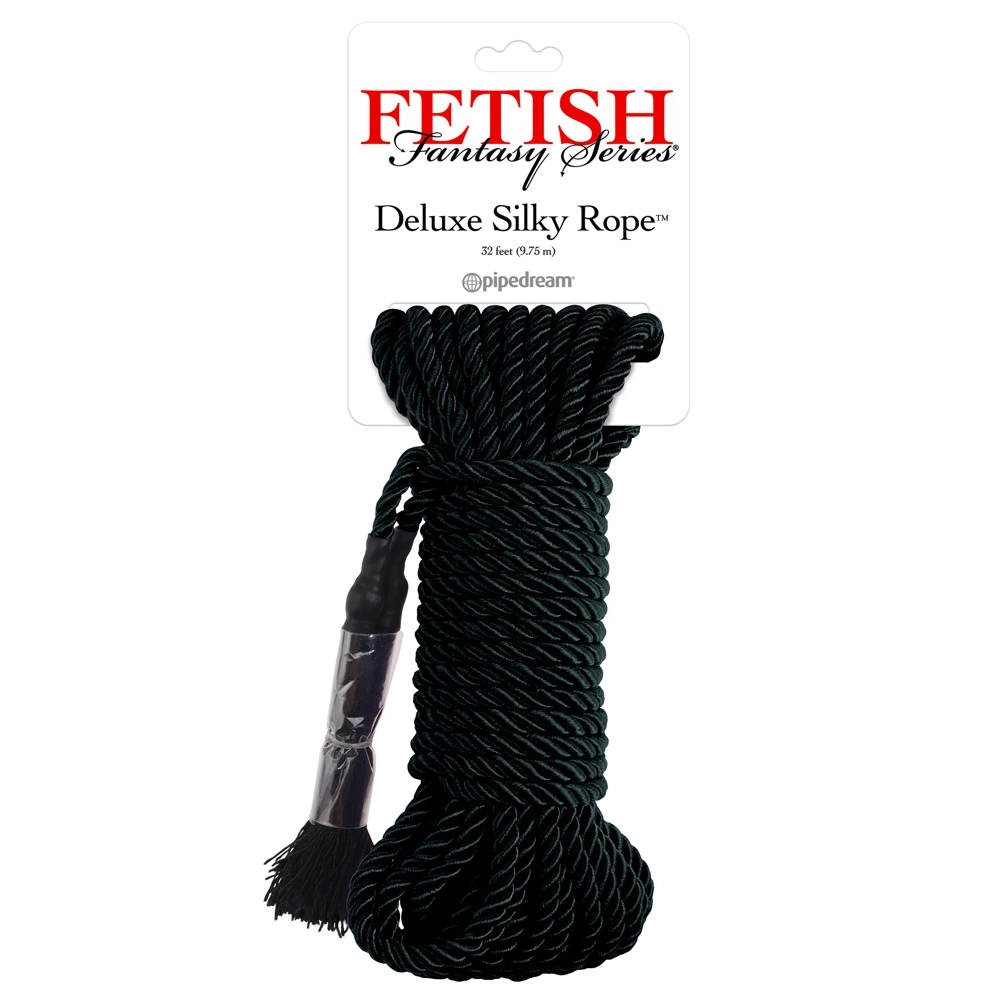 Fetish Fantasy Series FFS Deluxe Silk Rope Black slika 1