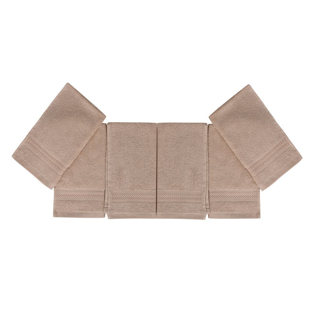 Wash towel set (6 pieces) Rainbow, colour: beige slika 3