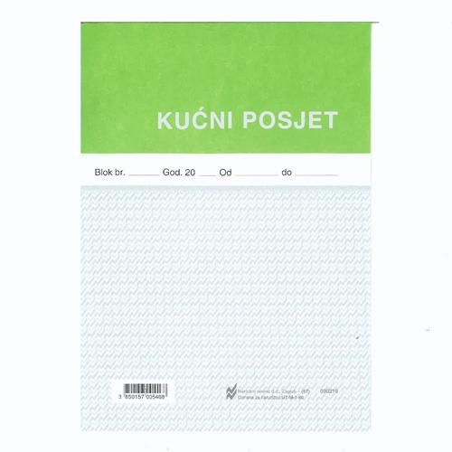 III-1-80 KUĆNI POSJET; Blok 100 listova, 14,5 x 19 cm slika 2