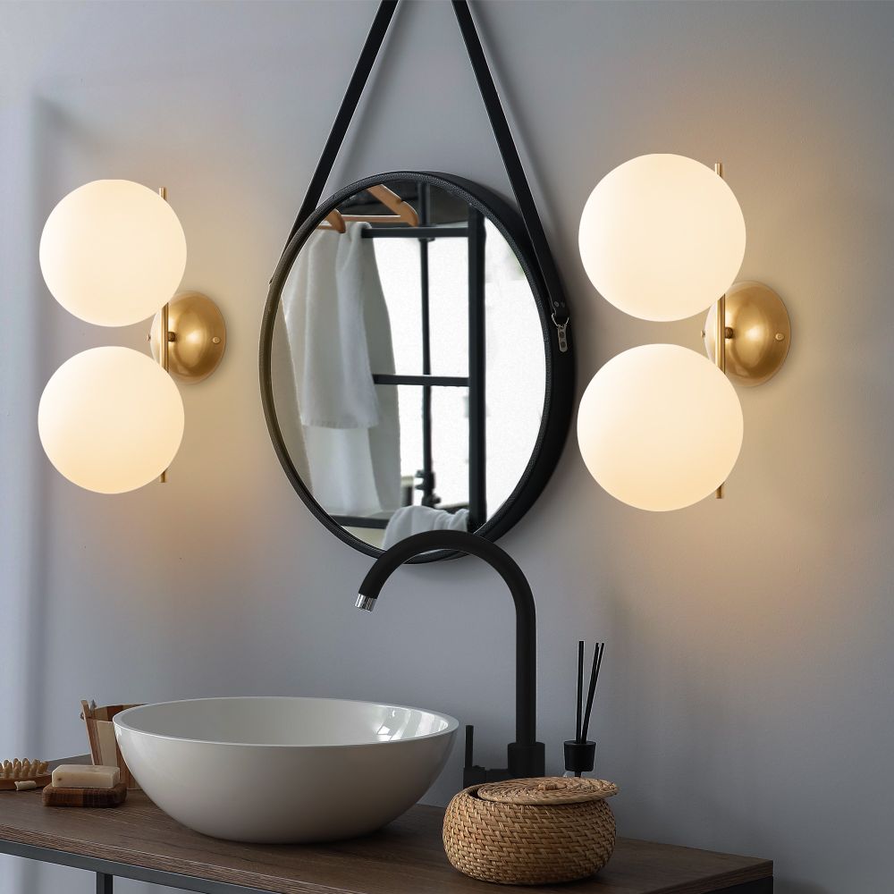 Luminar - Zlata Lampa za Zid 14151 slika 3