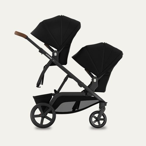 REDSBABY NUVO Twin dječja kolica 2u1 Black, Black B slika 4