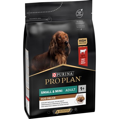 PRO PLAN Dog Duo Delice Small&Mini 1+, bogato govedinom, 2,5 kg slika 1