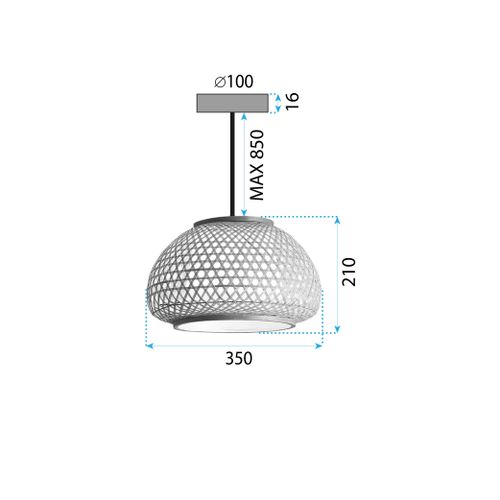 LAMPA WISZĄCA SUFITOWA ZŁOTA APP1577-5C slika 7