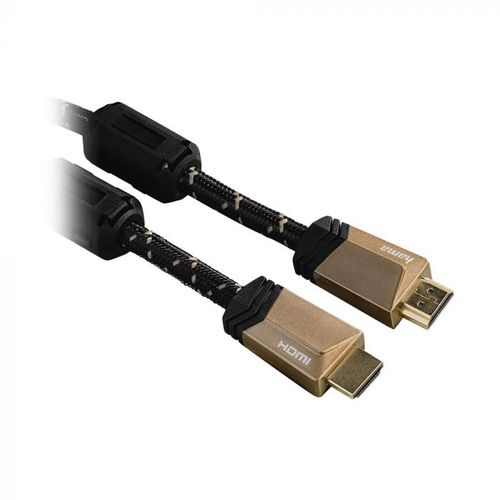 Hama AV Kabl HDMI-HDMI 0.75m,PREMIUM, feritni filter 4K slika 1