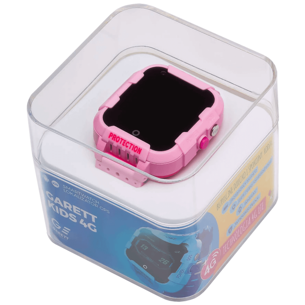 Garett Sat pametni, 4G LTE, 1.4", WiFi, Bluetooth, IP67 - Garett Kids 4G Pink slika 2