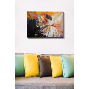 Kanvas Tablo (50 x 70 cm) - 13 Multicolor Dekorativno Platno
