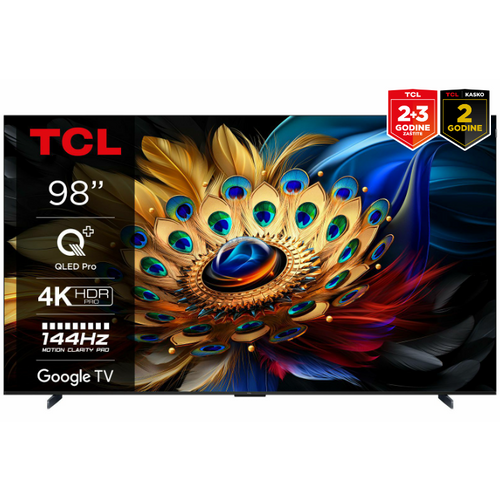 TCL televizor QLED TV 98C655, Google TV slika 1