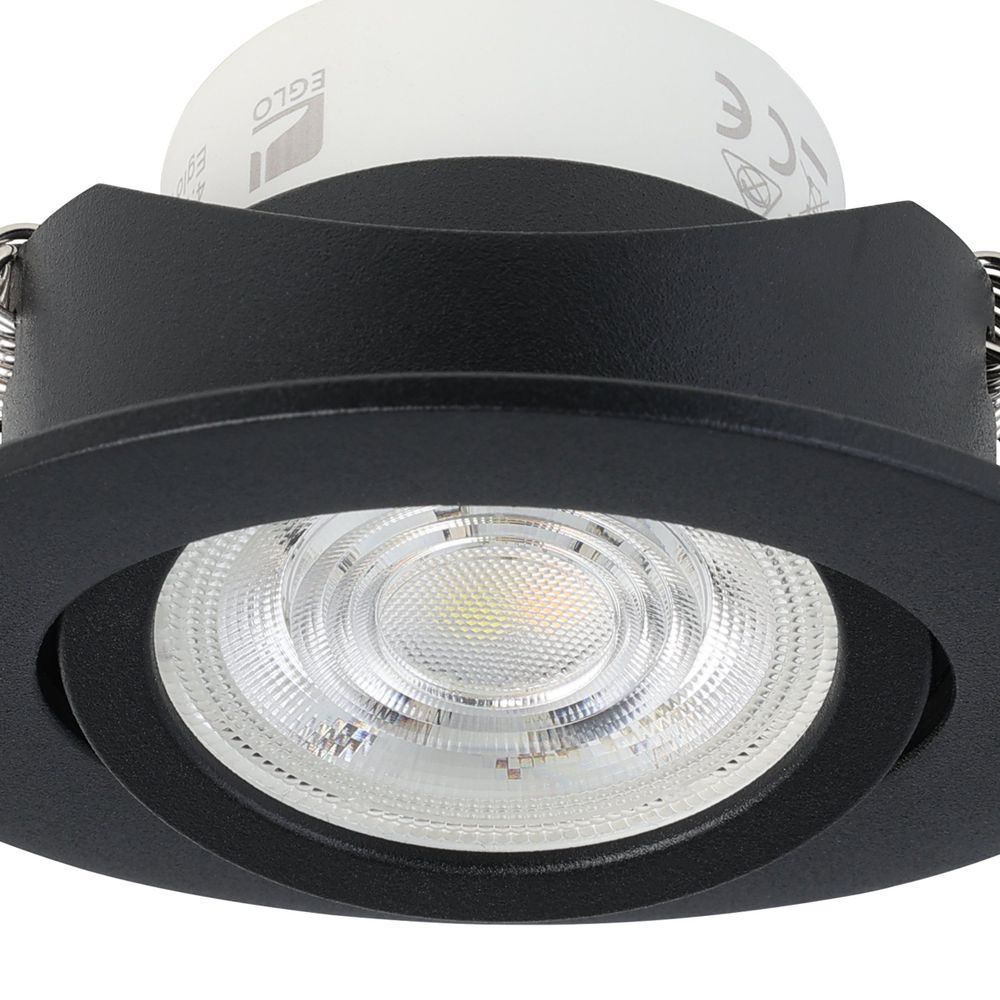 Eglo Ugradbena LED Spot Lampa 5W RGB-Bijela, Promjer 88mm, Crna "Saliceto-Z" slika 4