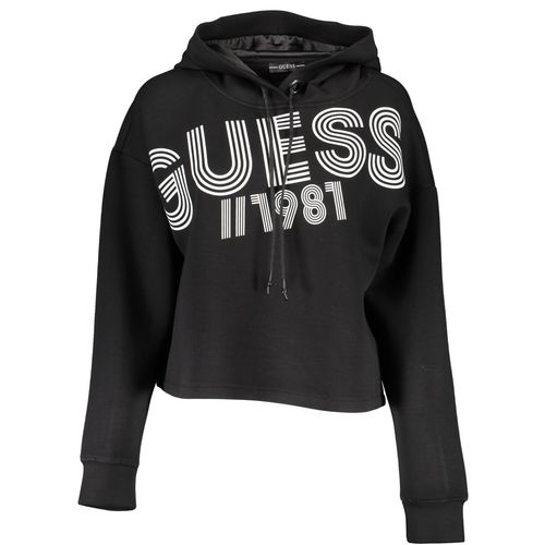 GUESS JEANS SWEATSHIRT WITHOUT ZIP WOMAN BLACK slika 1