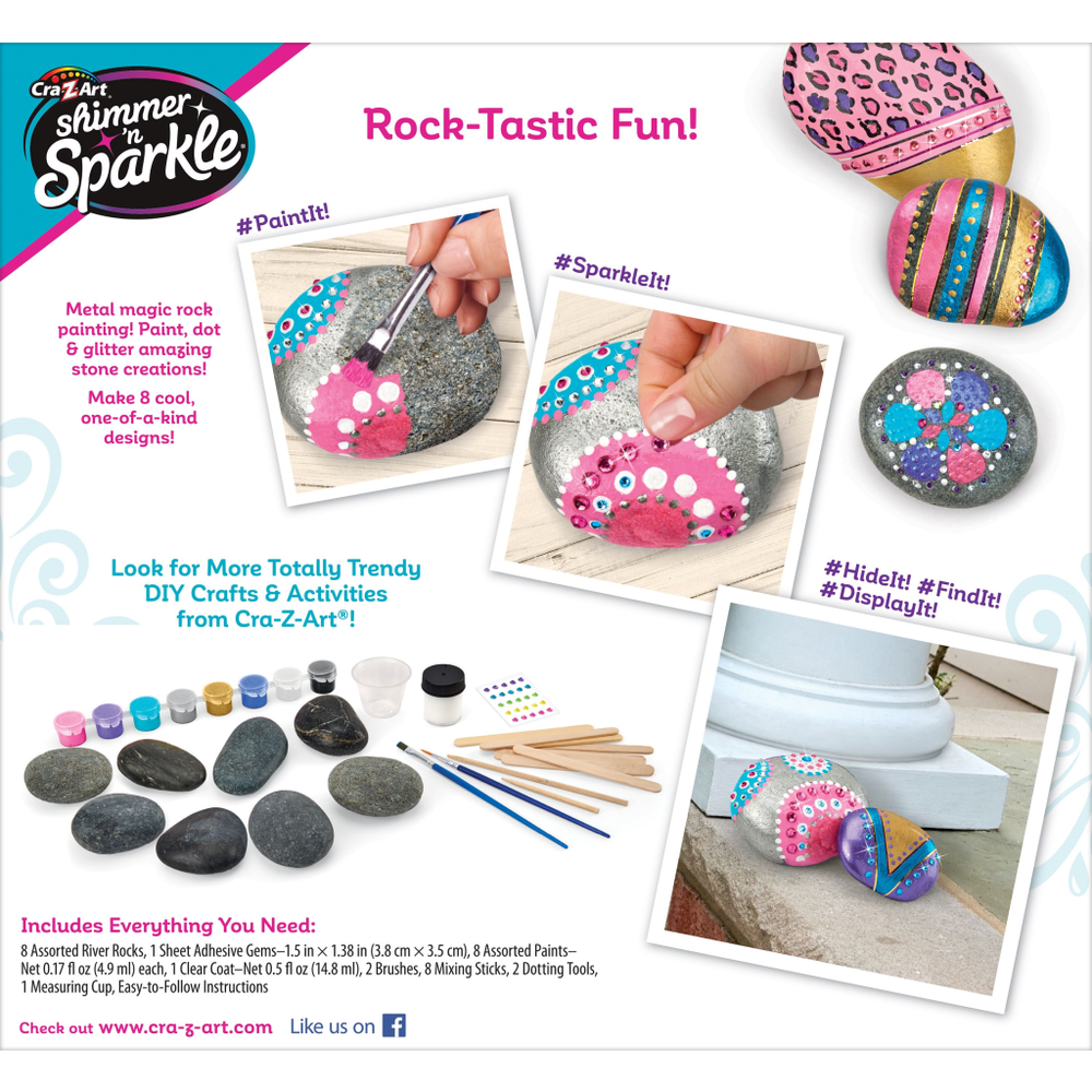Cra-Z-Art Shimmer‘n Sparkle 17696 Metallic Mania Rock Art slika 7