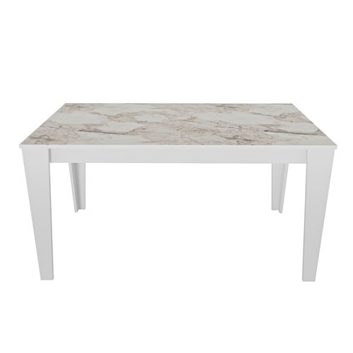 Bud - White White Dining Table slika 4