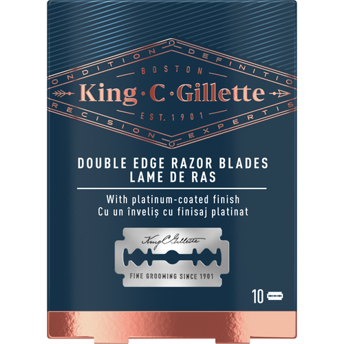 King C. Gillette Zamjenski žileti double edge 10kom slika 1
