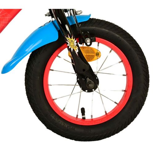 Dječji bicikl Spider-Man 12" s pomoćnim kotačima crveni/plavi slika 8