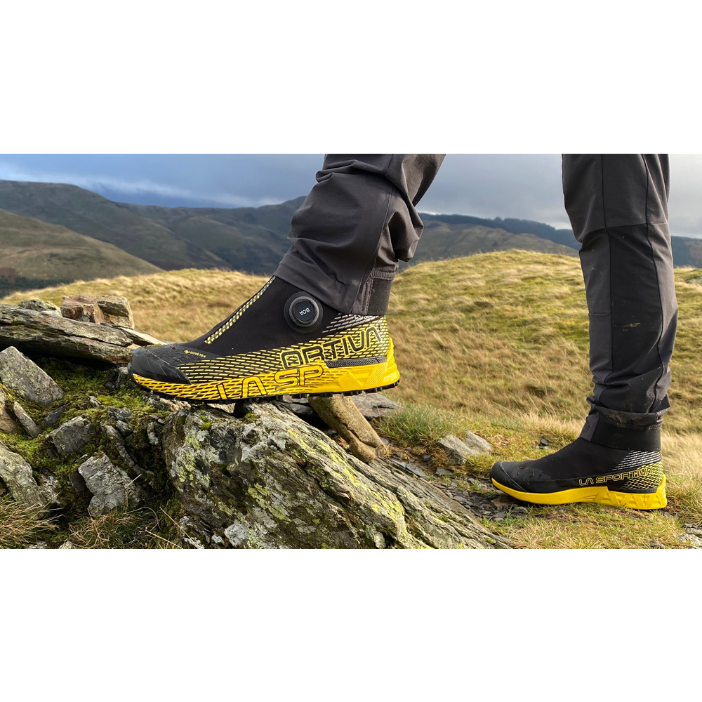 La Sportiva Muške gležnjerice Cyklon Cross GTX, Black/Yellow slika 9