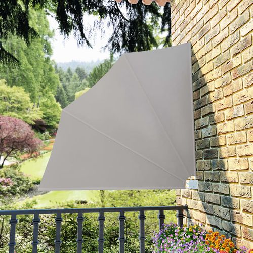 Sklopiva bočna tenda krem 140 x 140 cm slika 20