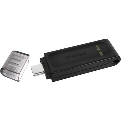 USB Flash Kingston 128GB USB 3.2 DataTraveler 70 USB-C black DT70/128GB slika 1