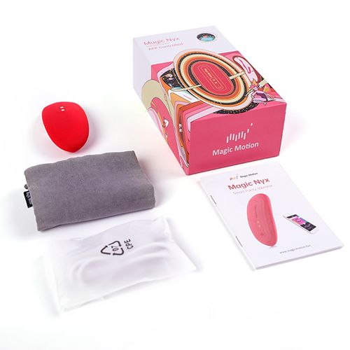 Vibrator za gaćice Magic Motion - Nyx Smart, crveni slika 7