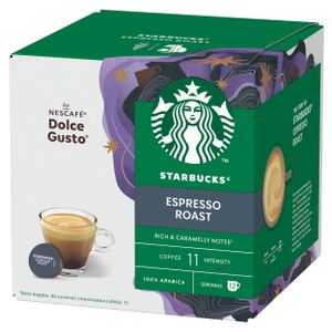 STARBUCKS Espresso Roast by NESCAFÉ® Dolce Gusto® Dark Roast, kapsule za kavu, (12 kapsula / 12 napitaka), kutija, 66 g