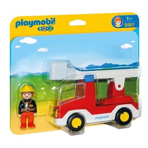 PLAYMOBIL VATROGASNI KAMION S LJESTVAMA 6967 slika 1