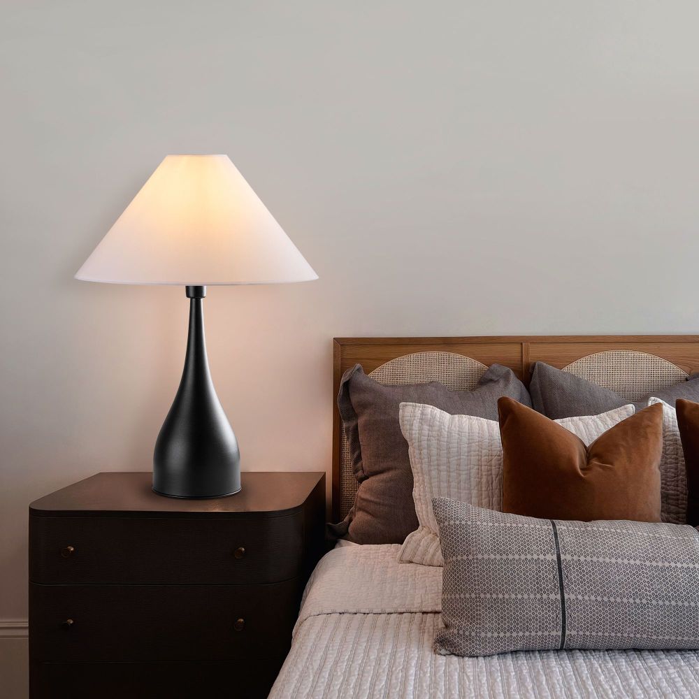 Luna - Crno-bijela stolna lampa 15269 slika 2