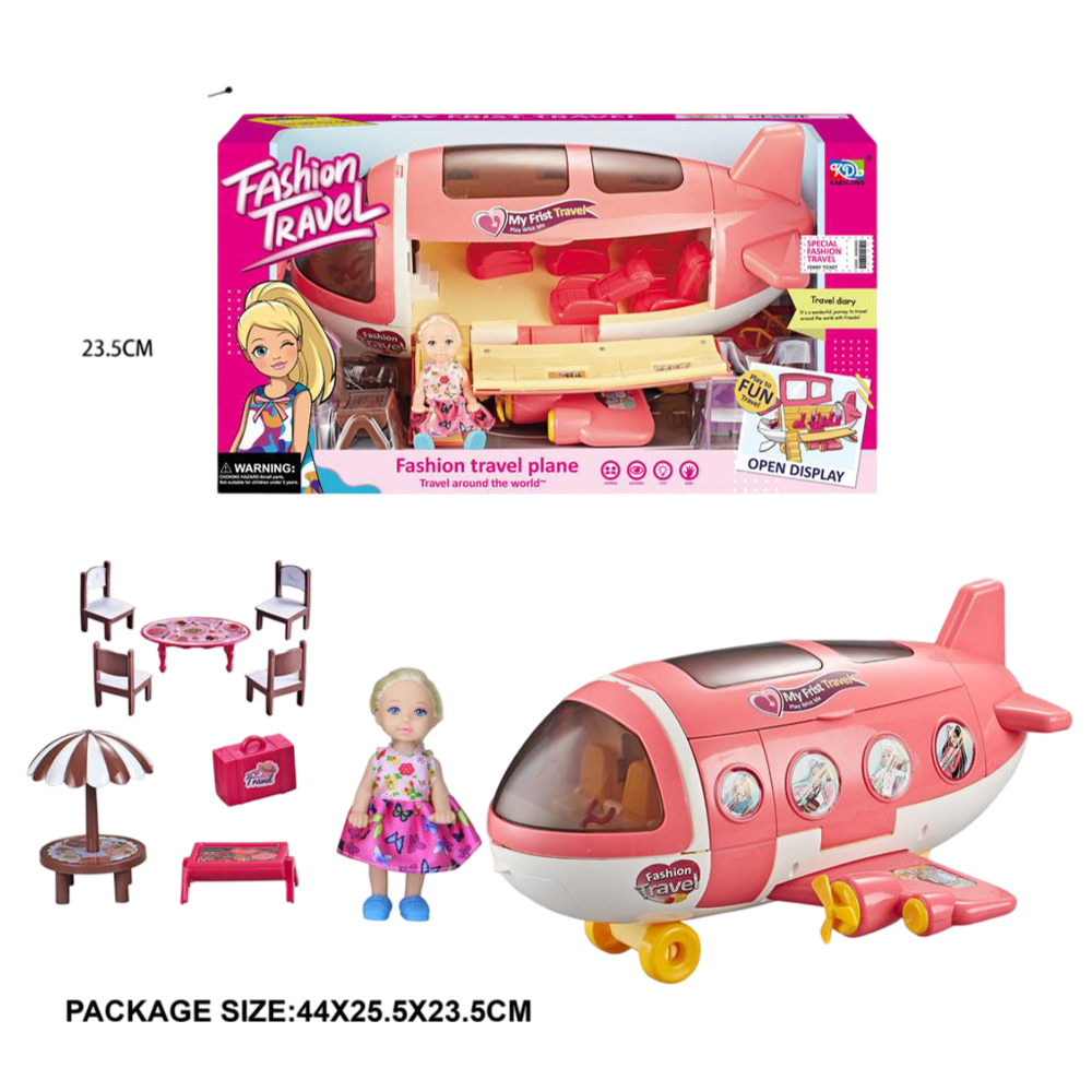 MKU977702 Set za igru Avion Fashion Travel 44x25cm slika 1