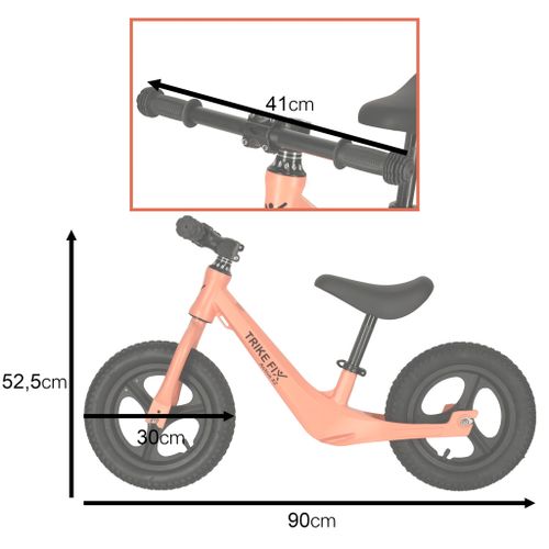 TRIKE dječji bicikl fix active X2 cross-country narančasti slika 6