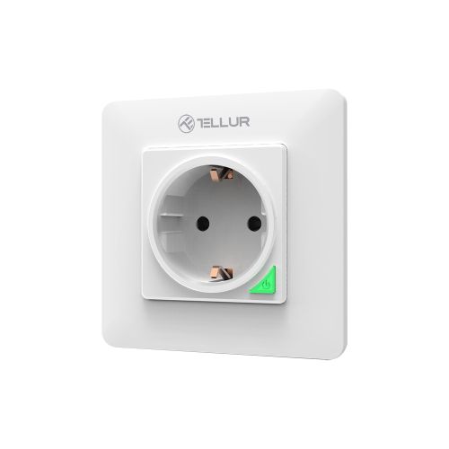 TELLUR SMART WIFI ZIDNA UTIČNICA, 3000W, 16A, BIJELA slika 3