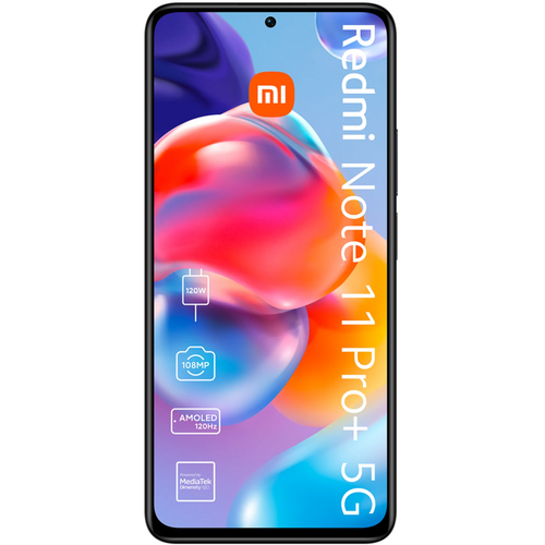 Xiaomi Redmi Note 11 Pro+ 5G 6GB/128GB: sivi, mobitel slika 2