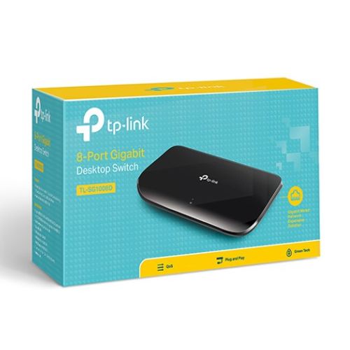 LAN Switch TP-LINK TL-SG1008D 8port 10/100/1000Mbps slika 1