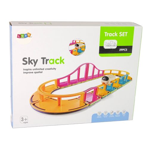 Magnetske kockice za gradnju - Sky Track - 29 komada slika 4