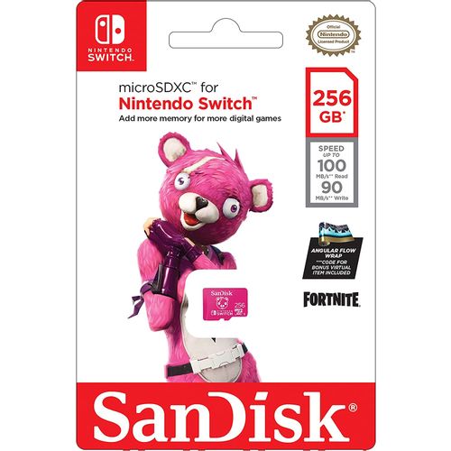 SanDisk Nintendo MicroSD UHS I kartica - Fortnite izdanje, Cuddle Team, 256GB slika 2