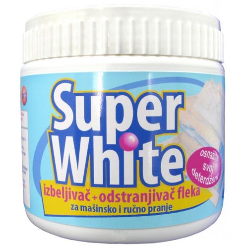 Super White praškasto sredstvo za dodatno izbeljivanje rublja 0.4 kg slika 1