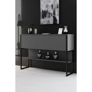 Hanah Home crna komoda Luxe - antracit