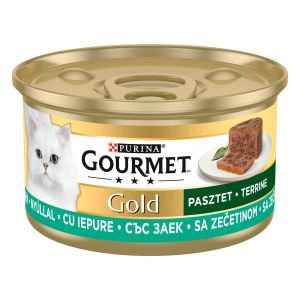 GOURMET GOLD Hrana za mačke, kunić, 85g