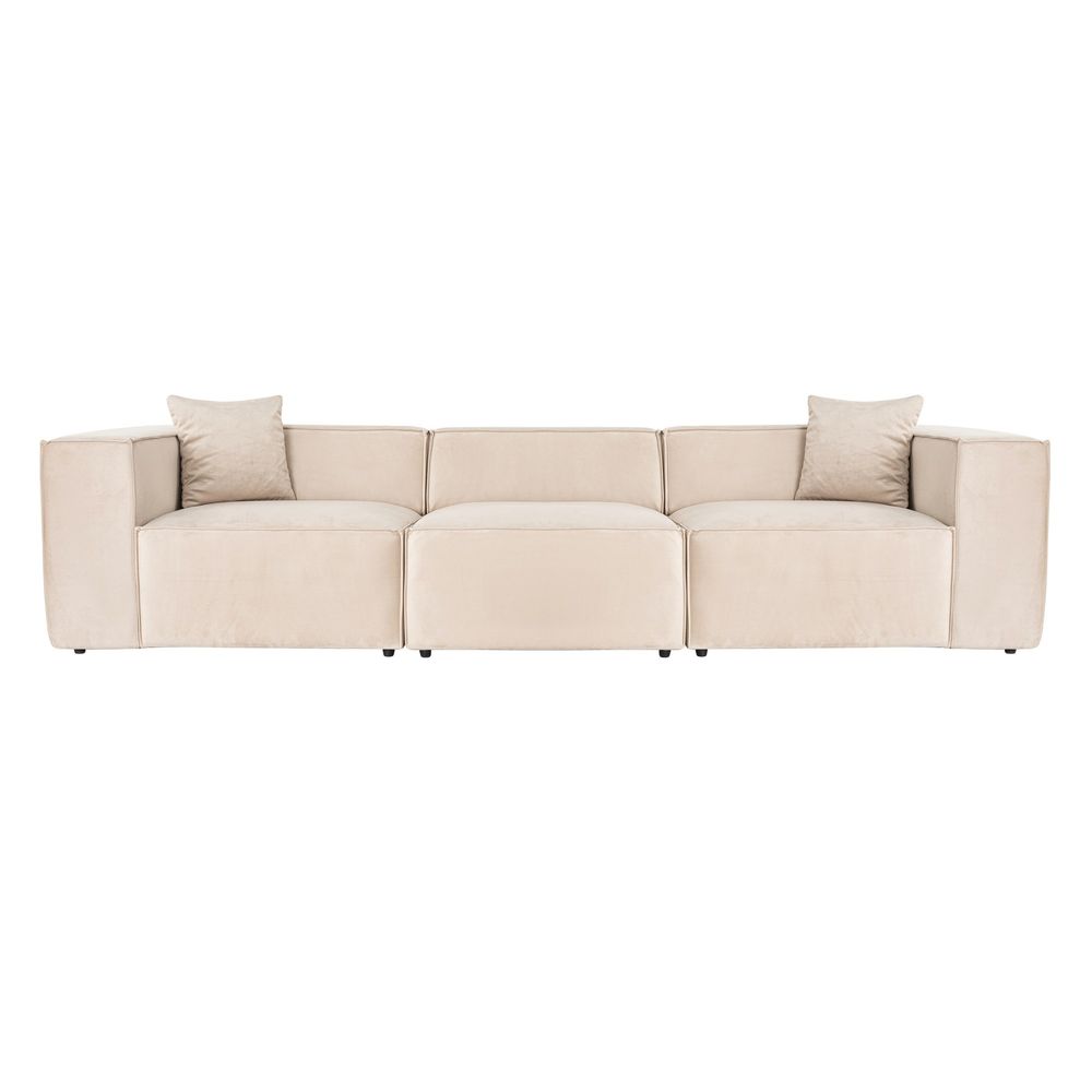Lora 3 Sjedala - Krem Sofa slika 3