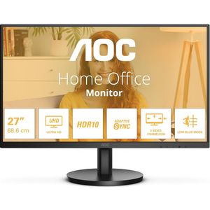 AOC LED VA 27" Monitor, U27B3M, UHD, HDMI, DP, Zvučnici