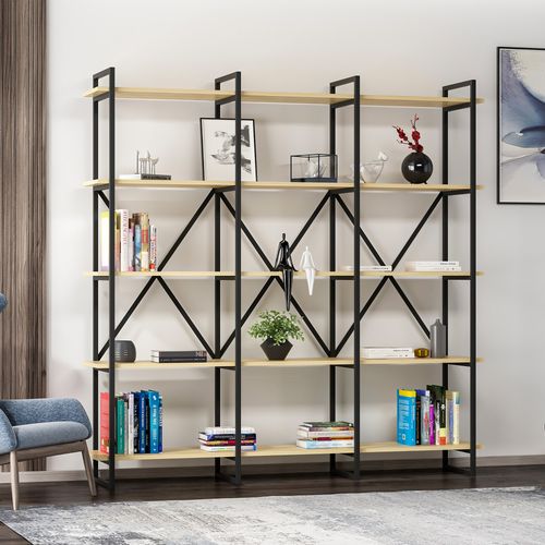 Elston 1800 4 - Black, Oak Black
Oak Bookshelf slika 2