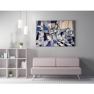 WY327 (70 x 100) Multicolor Decorative Canvas Painting