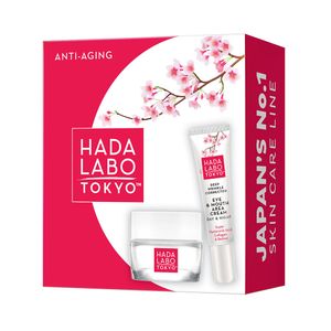 Hada Labo Anti-Aging RED 2u1  Poklon Set (Krema za lice 50 ml + Krema za oči i usne 15 ml)
