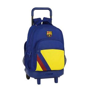 Školski Ruksak s Kotačima Compact F.C. Barcelona 612025918 Plava (33 x 45 x 22 cm)