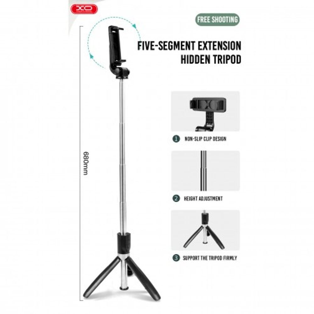 XO Bluetooth Tripod/Selfiestick SS08 with remote slika 7