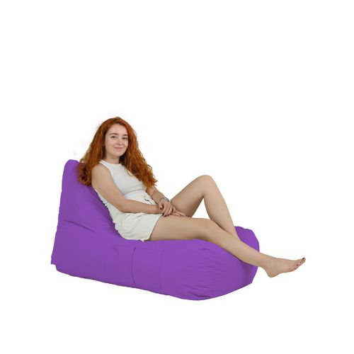 Atelier Del Sofa Vreća za sjedenje, Trendy Comfort Bed Pouf - Purple slika 9