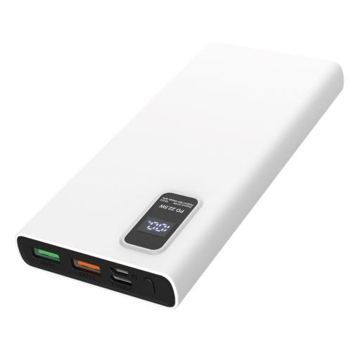 PLATINET  powerbank 10.000mAh polymer PD 3.0 QC 3.0 LED Screen, bijeli,  slika 1