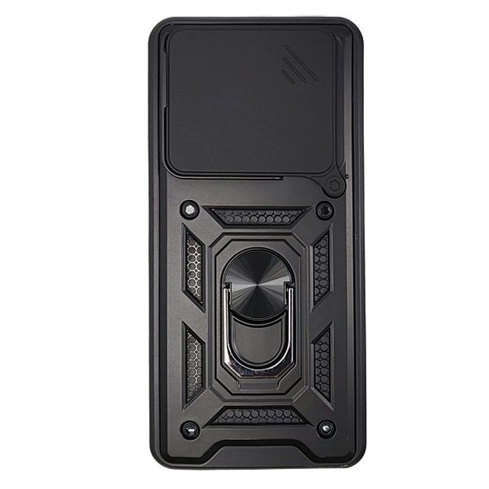 MM TPU XIAOMI REDMI NOTE 14- 4G ANTI-SHOCK WITH RING crna slika 1