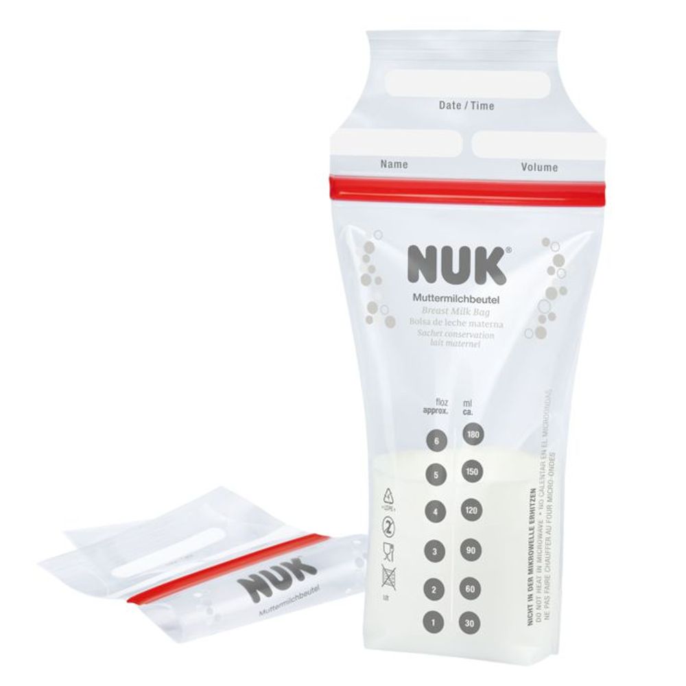 NUK Vrećice za čuvanje mlijeka 180ml, 25kom slika 1